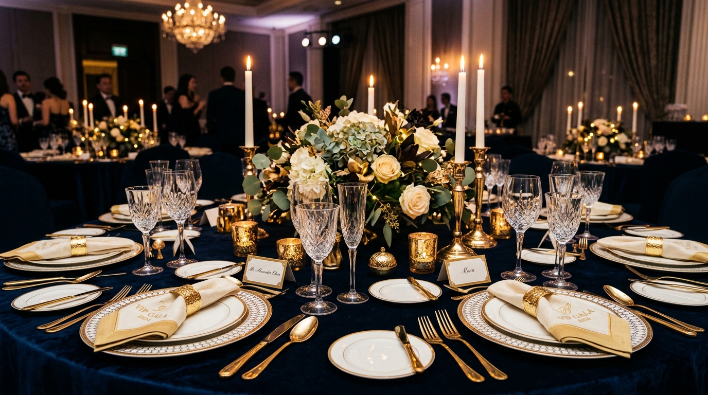 Cenas de Gala y Banquetes Corporativos VIP - Inova Meeting Planner